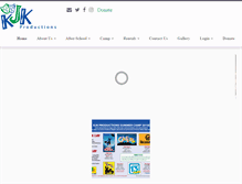 Tablet Screenshot of kjkproductions.org